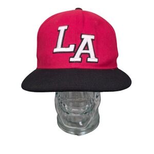 LA Los Angeles Dodgers Baseball Hat Snapback Adjustable Red Black